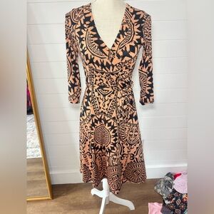 Elegant Patterned Dress
